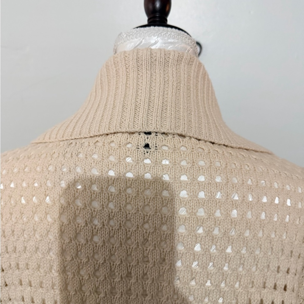 Universal Thread Beige Open-Knit Cardigan - Picture 6 of 8